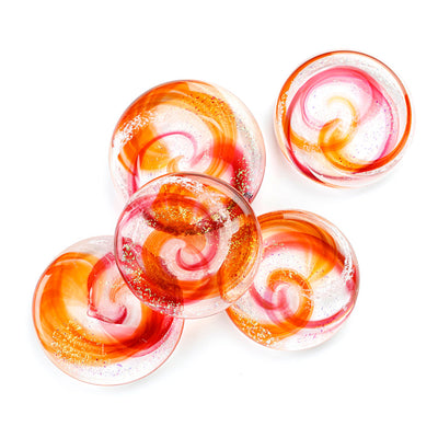 Living Glass Touchstones - Lotus