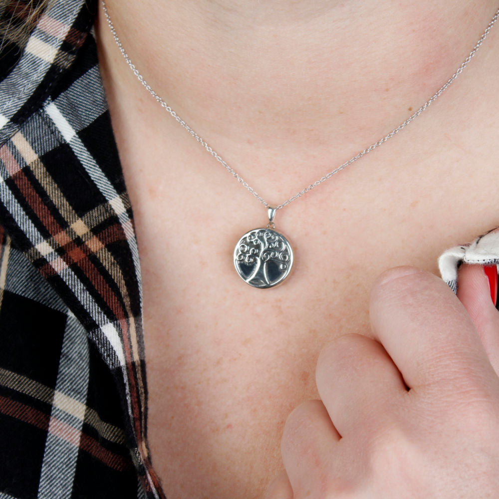 Tree of Life Cremation Pendant - Lotus