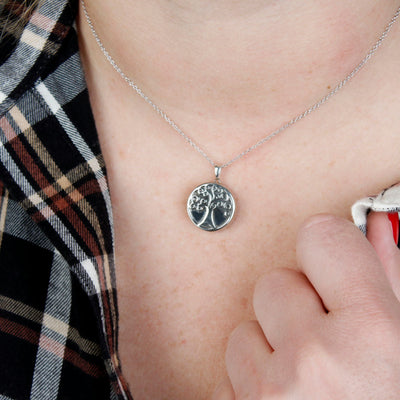 Tree of Life Cremation Pendant - Lotus