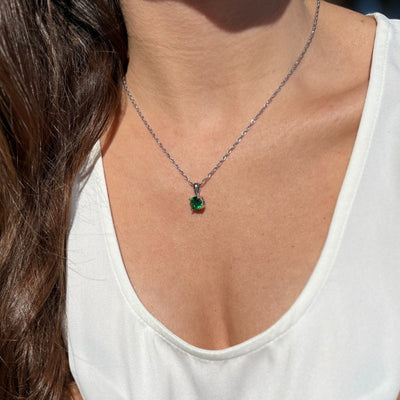 Birthstone Pendant - Lotus