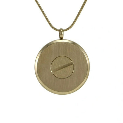Bronze Tree Cremation Pendant - Lotus