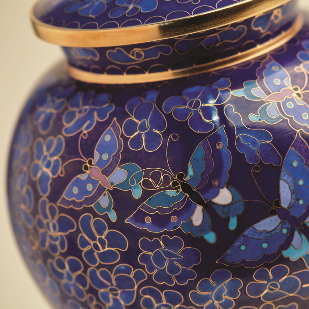 Etienne Cloisonne Butterfly - Lotus