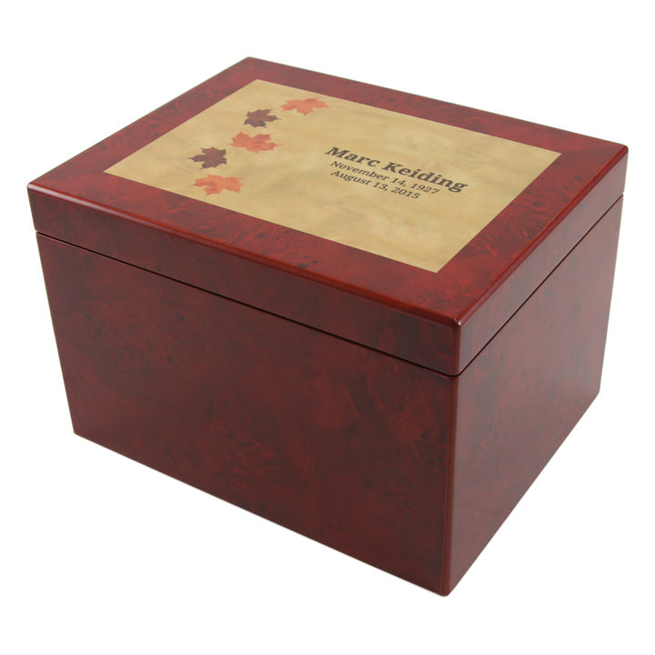 Autumn Leaves Memory Chest - Lotus