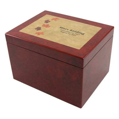Autumn Leaves Memory Chest - Lotus