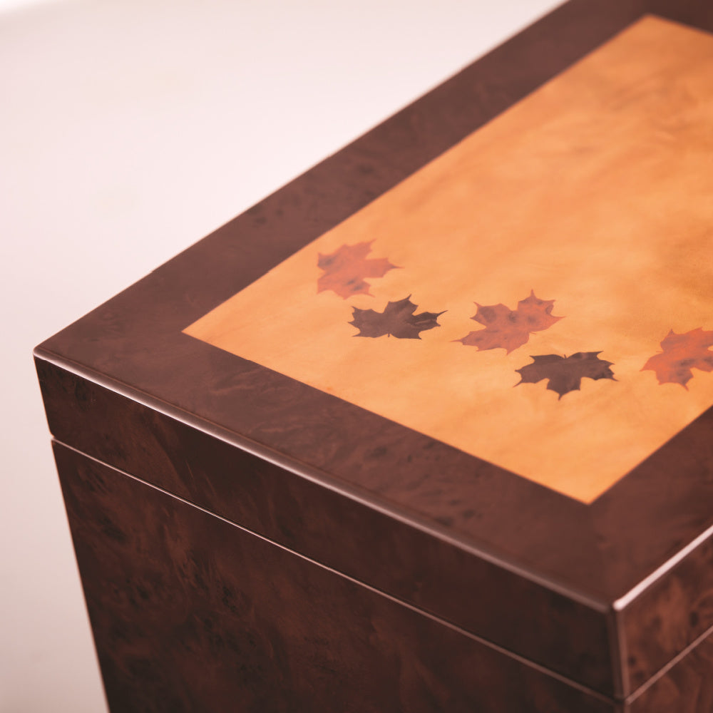 Autumn Leaves Memory Chest - Lotus