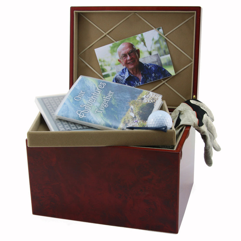 Autumn Leaves Memory Chest - Lotus
