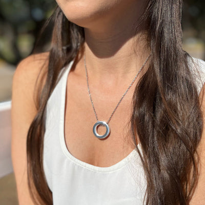 Circle of Life Cremation Pendant - Lotus