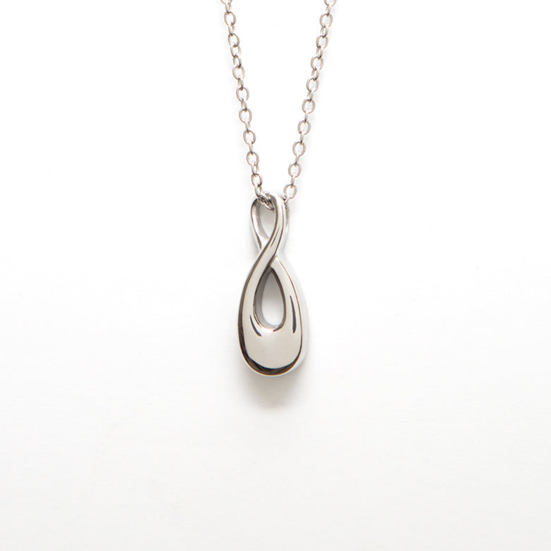 Infinity Loop Pendant - Lotus