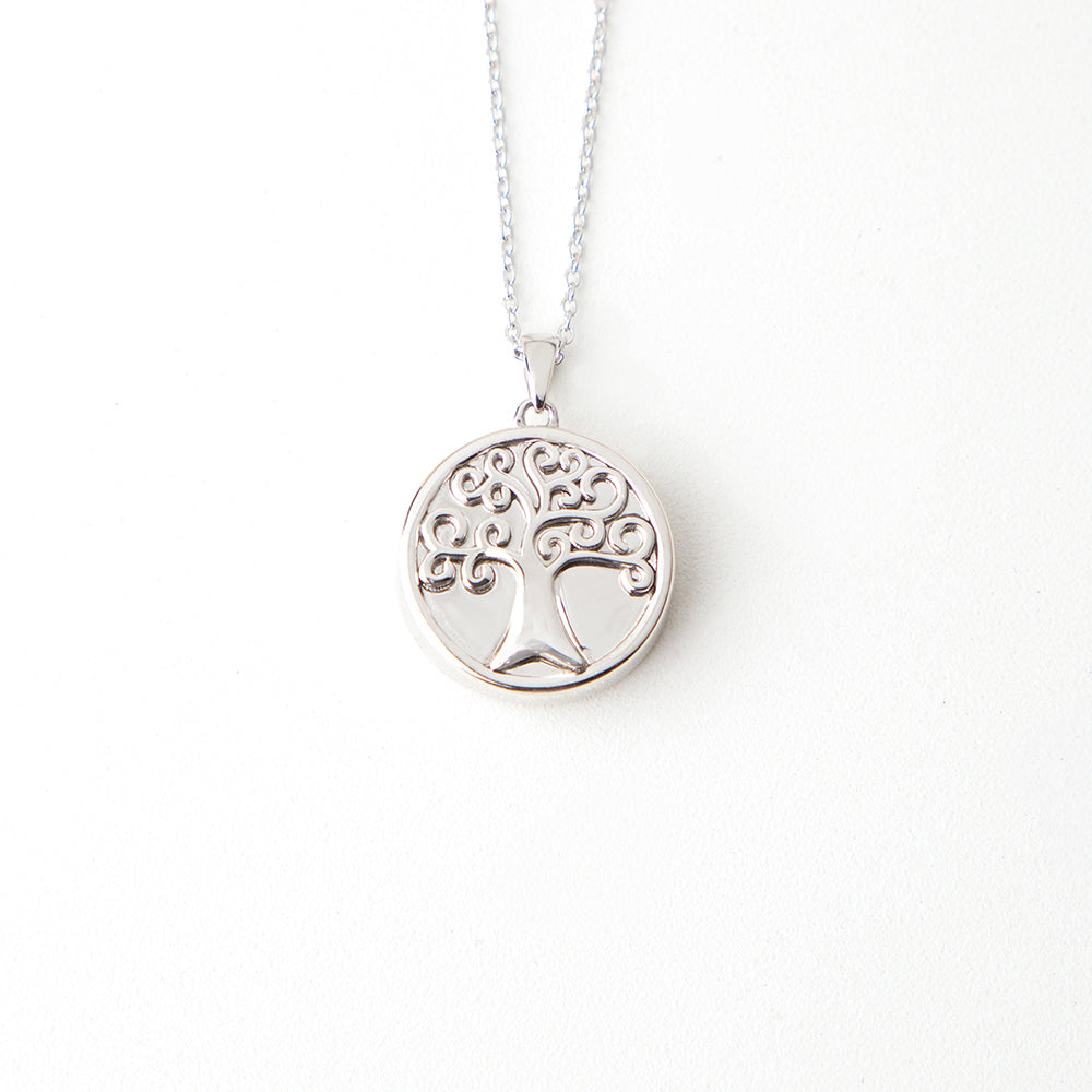 Tree of Life Cremation Pendant - Lotus
