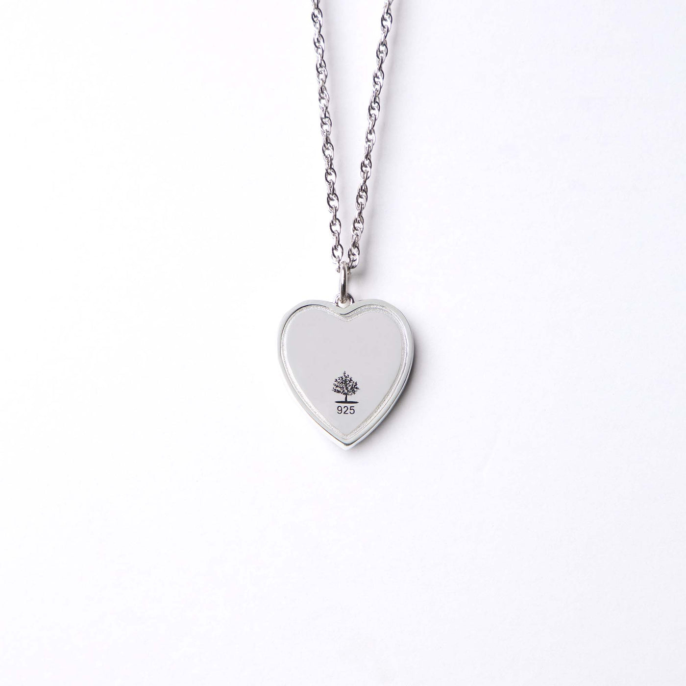 Heart Fingerprint Pendant - Lotus