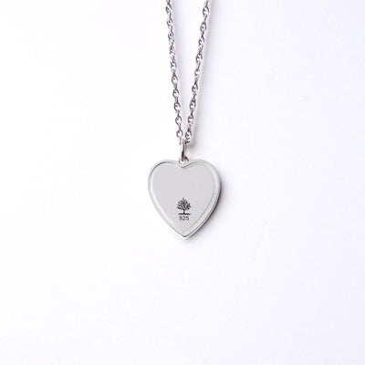 Heart Fingerprint Pendant - Lotus