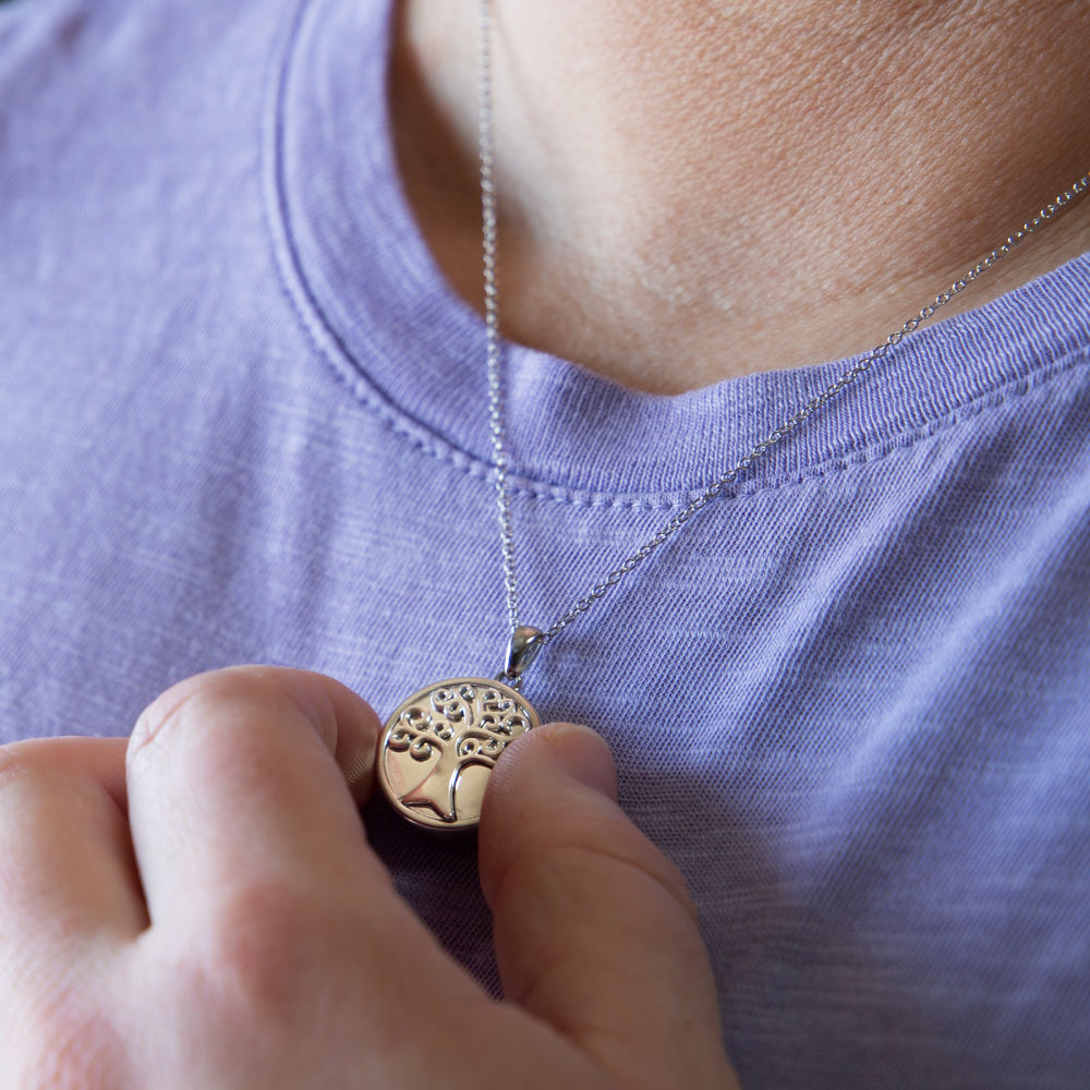 Tree of Life Cremation Pendant - Lotus
