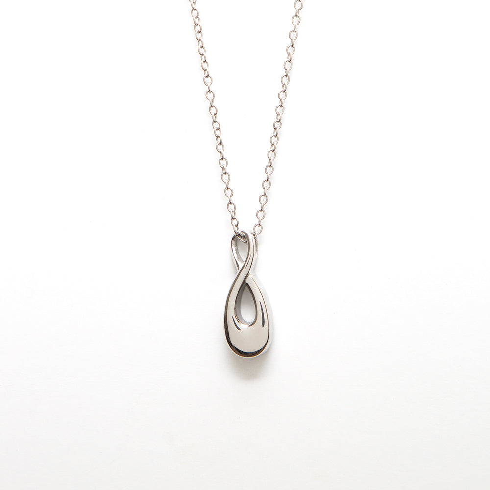 Infinity Loop Pendant - Lotus