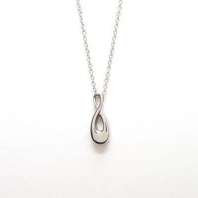 Infinity Loop Pendant - Lotus