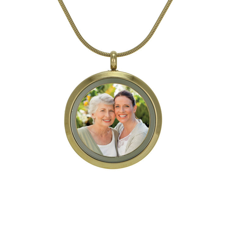 Bronze Tree Cremation Pendant - Lotus