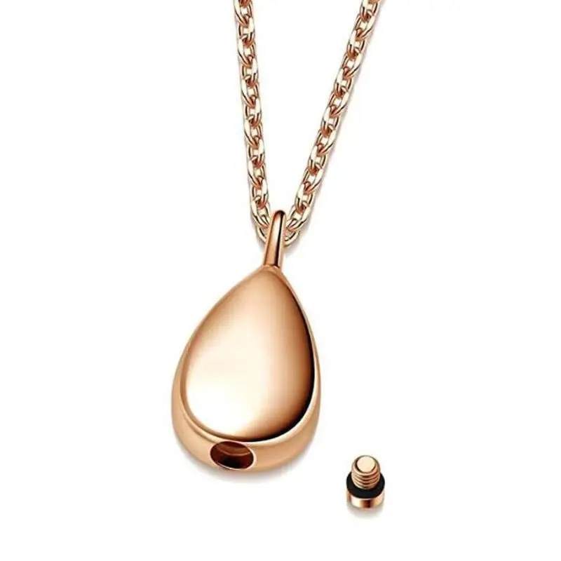 Teardrop Pendant - Lotus