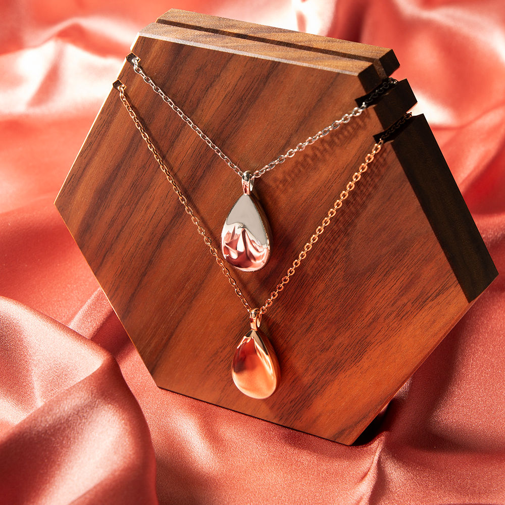 Teardrop Pendant - Lotus