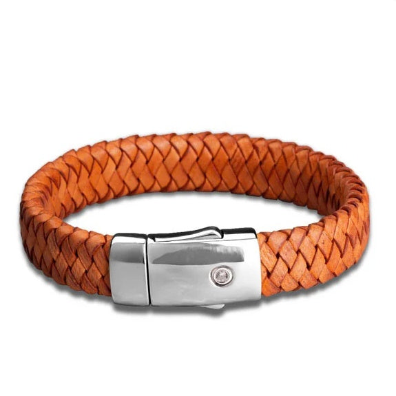 Embrace Remembrance Leather Bracelet - Lotus