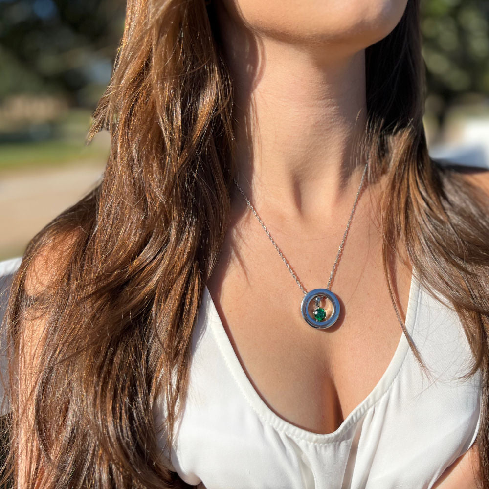 Circle of Life Cremation Pendant - Lotus