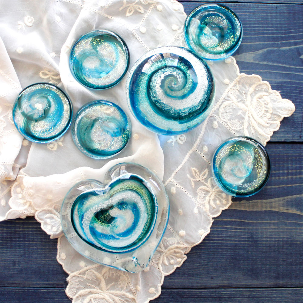 Living Glass Touchstones - Two Rivers